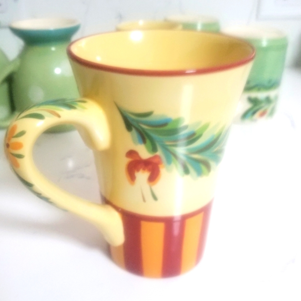 Gail Pittman Hand Painted Mugs